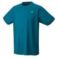 Yonex Trainings-Tshirt Practice Small Logo YM0045 (100% Polyester) 2024 blaugrün Herren